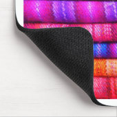 Rollen von farbenfrohen Stoffen Mousepad (Ecke)