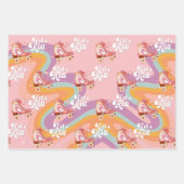 Rollen wir Retrowalze Skate Geburtstag Geschenkpapier Set (Vorderseite 2)