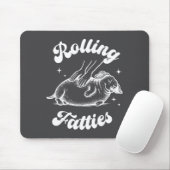 Rollende Dickerchen Hund Dachshund Gras Wiener Hun Mousepad (Mit Mouse)