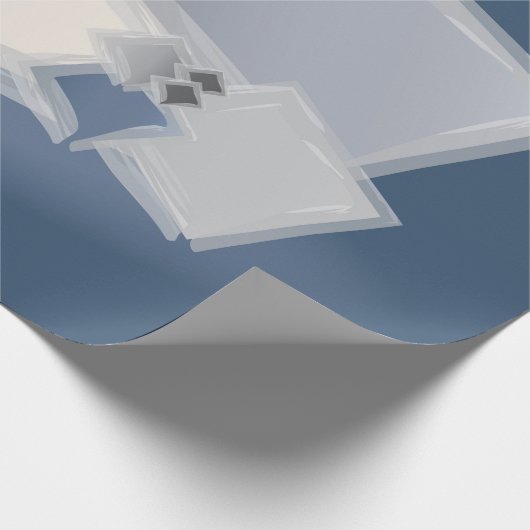 Rollende Fibonacci-Quadrate Geschenkpapier (Ecke)