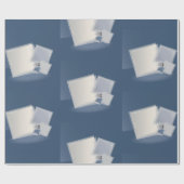 Rollende Fibonacci-Quadrate Geschenkpapier (Flach)