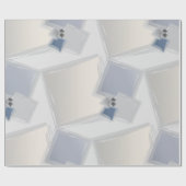 Rollende Fibonacci-Quadrate Geschenkpapier (Flach)