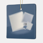 Rollende Fibonacci-Quadrate Keramikornament (Links)