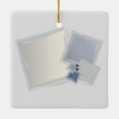 Rollende Fibonacci-Quadrate Keramikornament (Rückseite)