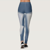 Rollende Fibonacci-Quadrate Leggings (Rückseite)