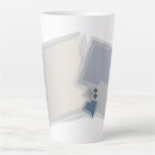 Rollende Fibonacci-Quadrate Milchtasse (Vorderseite)