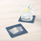 Rollende Fibonacci-Quadrate Rechteckiger Pappuntersetzer (Vor Ort)