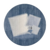 Rollende Fibonacci-Quadrate Schneidebrett (Vorderseite)