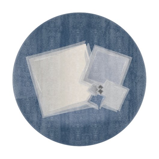 Rollende Fibonacci-Quadrate Schneidebrett (Vorderseite)