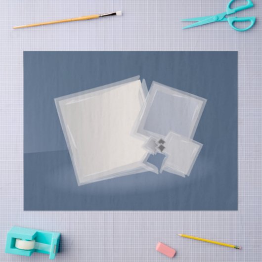 Rollende Fibonacci-Quadrate Seidenpapier (Basteln)