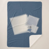 Rollende Fibonacci-Quadrate Sherpadecke (Vorderseite)