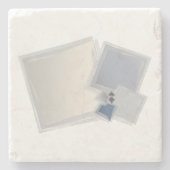 Rollende Fibonacci-Quadrate Steinuntersetzer (Vorderseite)