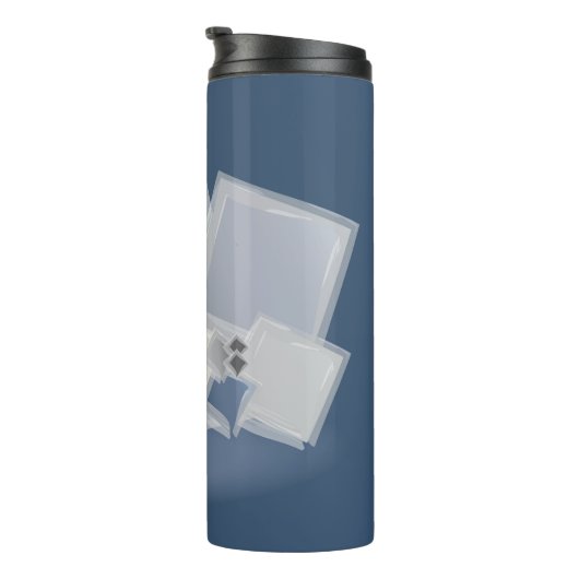 Rollende Fibonacci-Quadrate Thermosbecher (Nach rechts gedreht)