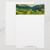 Rollende Hügel - Landschaftsfoto Briefpapier (Vorne/Hinten)