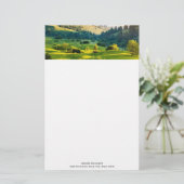 Rollende Hügel - Landschaftsfoto Briefpapier (Stehend Vorderseite)
