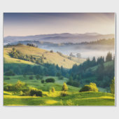 Rollende Hügel - Landschaftsfoto Geschenkpapier (Flach)