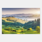 Rollende Hügel - Landschaftsfoto Geschenkpapier Set (Vorderseite 3)