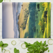 Rollende Hügel - Landschaftsfoto Geschirrtuch (Gefaltet)