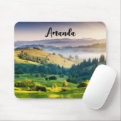 Rollende Hügel - Landschaftsfoto Mousepad (Mit Mouse)
