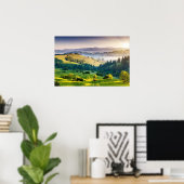 Rollende Hügel - Landschaftsfoto Poster (Heimbüro)