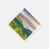 Rollende Hügel - Landschaftsfoto Serviette (Ecke)