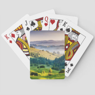 Rollende Hügel - Landschaftsfoto Spielkarten