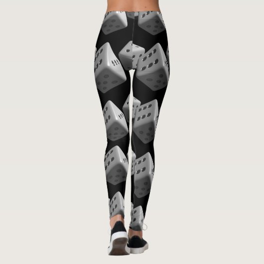 Rollende Würfel Leggings (Rückseite)