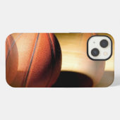 Rollender Basketball iPhone Hülle (Rückseite (Horizontal))