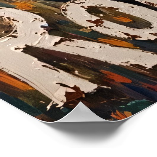 Rollender Donner: Löwensolo Poster (Ecke)