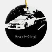 Rollender Schuss der Evolution 9 Keramik Ornament (Vorne)