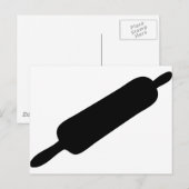 rollendes Button Postkarte (Vorne/Hinten)