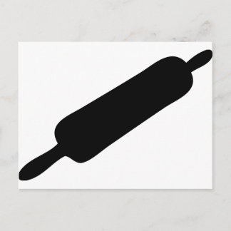 rollendes Button Postkarte