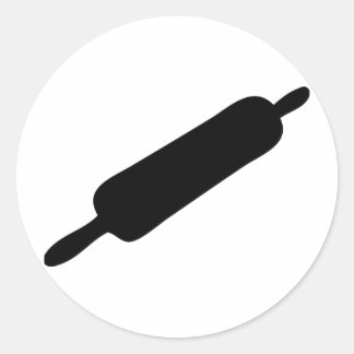 rollendes Button Runder Aufkleber