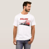 Rollendes Flugzeugs Aviation T-Shirt (Vorne ganz)