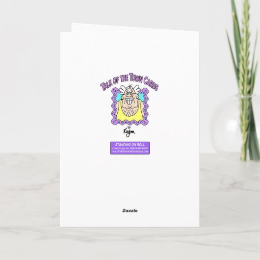 ROLLENgeburtstags-Karte Karte (Rückseite)