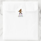 Rollenkolbe Runder Aufkleber (Tasche)
