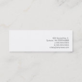 Rollenmäher Mini Visitenkarte (Rückseite)