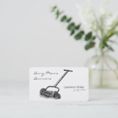 Rollenmäher Visitenkarte (Stehend Vorderseite)