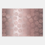 Rollenmuster | Mauve Luxury Sheen Roleplayer Dice Geschenkpapier Set (Vorderseite)