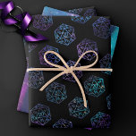 Rollenmuster | Nebula Fantasy Tabletop Gamer Dice Geschenkpapier Set<br><div class="desc">GEEK CHIC GAMER! Novelty RPG wrapping papers are also ideal for ephemera diy furniture decoupage, or home decor do-it-yourself projects. It's GAME ON! so choose your weapon and roll initiative! Perfect for any old school tabletop pen/pencil and paper (PnP) fantasy role player, the design features a seamless pattern of 20-sided...</div>
