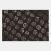 Rollenmuster | Red PNP Tabletop Role Player Diät Geschenkpapier Set (Vorderseite)