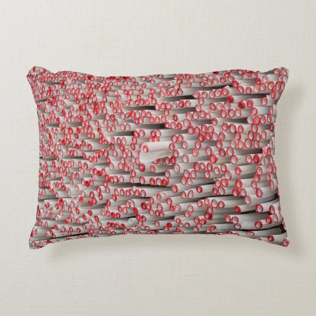 Rollenpapier Dekokissen (Vorderseite)