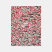 Rollenpapier Fleecedecke (Vorderseite)