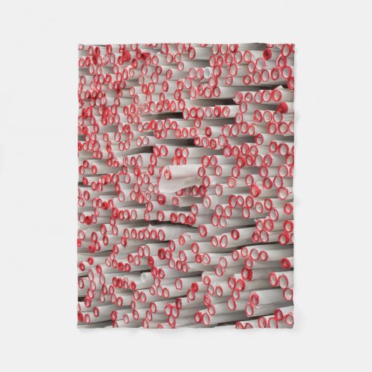 Rollenpapier Fleecedecke (Vorderseite)