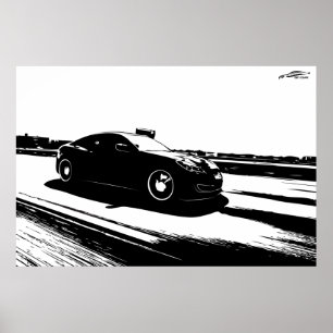 Rollenschuss Genesis Coupe Poster