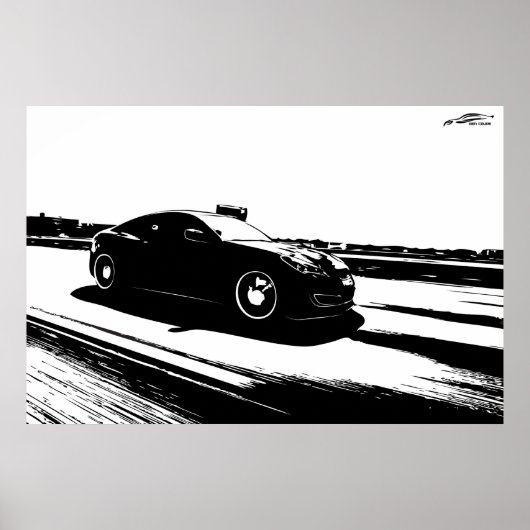 Rollenschuss Genesis Coupe Poster (Vorne)
