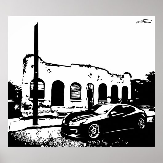 Rollenschuss Genesis Coupe Poster (Vorne)