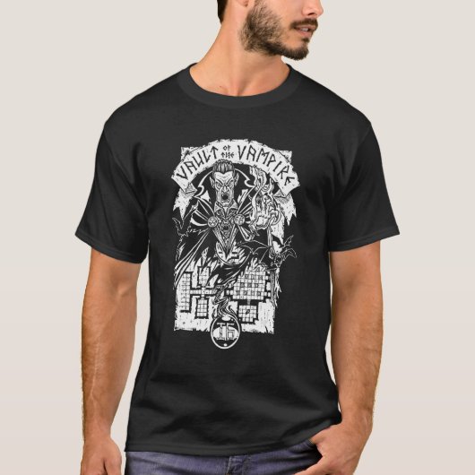 Rollenspiel-Game Vault des Vampire R T-Shirt (Vorderseite)