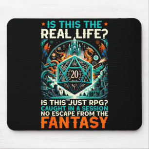 Rollenspiel Rpg Master D20 Tischspiel Lustiges Rp Mousepad