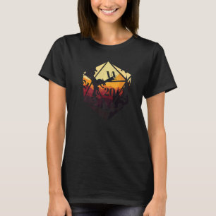 Rollenspiel RPG Würfel mit Drachenrolle spielen T-Shirt